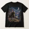 Moonlit Canyon Bear Graphic T-Shirt — main — AI design mockup