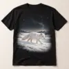 Snowfield Arctic Fox Graphic T-Shirt — main — AI design mockup
