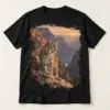 Canyon Echo Bobcat Graphic T-Shirt — main — AI design mockup